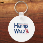 HarrisとWalz 2024選挙ペアリング キーホルダー (正面)