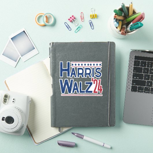 HarrisとWalz 2024選挙ペアリング シール (iPadカバー)