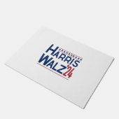 HarrisとWalz 2024選挙ペアリング ドアマット (アングル)