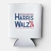 HarrisとWalz 2024選挙ペアリング 缶クーラー (正面)