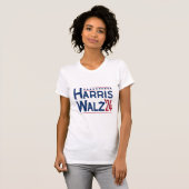 HarrisとWalz 2024選挙ペアリング Tシャツ (正面フル)