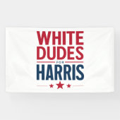 Harrisのために白人男性 Election Kamala Harris 2024 横断幕 (横)