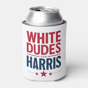 Harrisのために白人男性 Election Kamala Harris 2024 缶クーラー