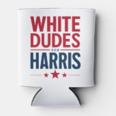 Harrisのために白人男性 Election Kamala Harris 2024 缶クーラー (正面)