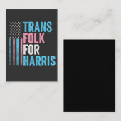 Harris選挙トランスジェンダーLGBTのためのトランスフォーク ノートカード (正面/裏面)