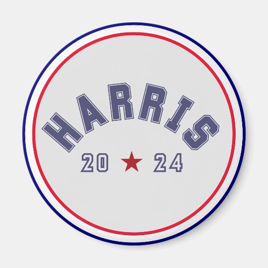 Harris 2024アスレティックワードアート マグネット (正面)
