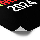 Harris 2024キャンペ大統領のーン ポスター (角)