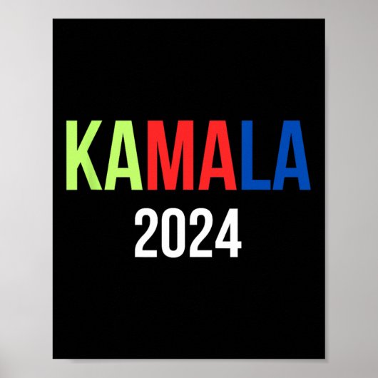 Harris 2024キャンペ大統領のーン ポスター (正面)