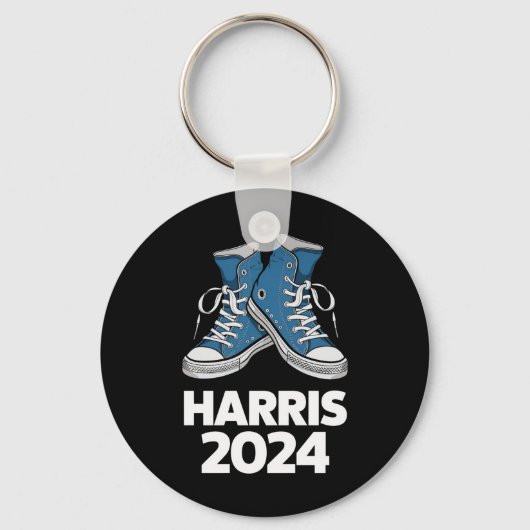 HARRIS 2024投票カマラ選挙運動選手 キーホルダー (正面)