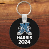HARRIS 2024投票カマラ選挙運動選手 キーホルダー (正面)