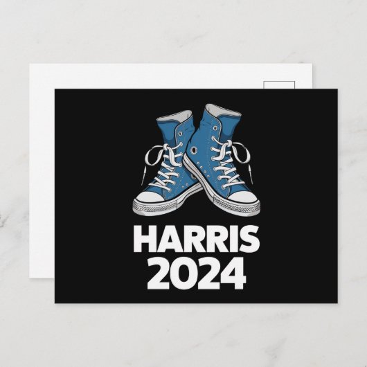 HARRIS 2024投票カマラ選挙運動選手 ポストカード (正面/裏面)