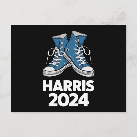 HARRIS 2024投票カマラ選挙運動選手 ポストカード (正面)