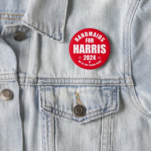 Harris 2024用ハンドメイド我々は戻らない 缶バッジ (インサイチュ)