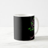 Harris 2024社長Comma La Ivy Pink And Green コーヒーマグカップ (正面右)