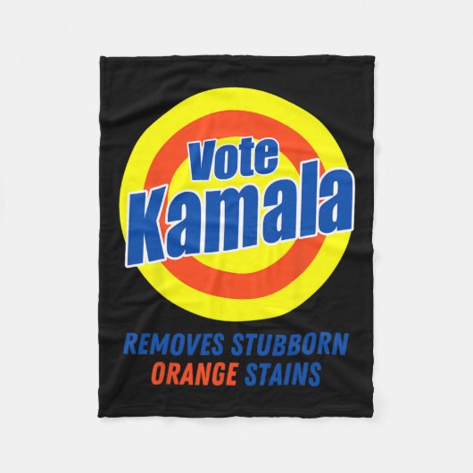 Harris 2024頑固なオレンジの汚れを取り除く5 フリースブランケット (正面)