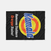 Harris 2024頑固なオレンジの汚れを取り除く(Bac フリースブランケット (正面(横))