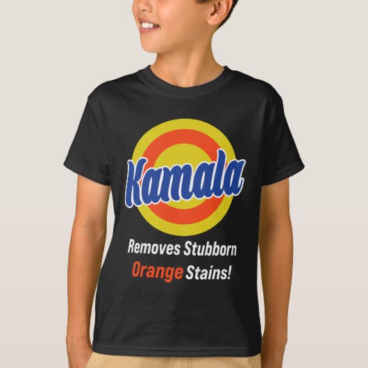 Harris 2024頑固なオレンジの汚れを除去2 tシャツ (正面)