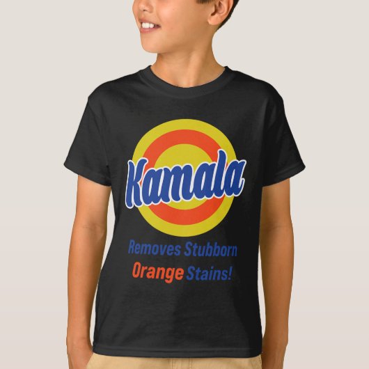 Harris 2024頑固なオレンジの汚れを除去3 tシャツ (正面)