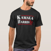 Harris 2024、カマラ・ハリス 2024 アメリカ大統領選挙 tシャツ (正面)