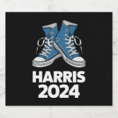 HARRIS 2024 投票 大統領 カマラ 選挙 スニーカー ビールラベル (シングルラベル)