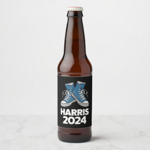 HARRIS 2024 投票 大統領 カマラ 選挙 スニーカー ビールラベル