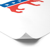 Harris 2024 Democratal Cat - Vote For Kamala W 選 ポスター (角)