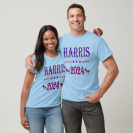 Harris 2024 Pres Democratal Donkeys USA ユニセックス LT Tシャツ