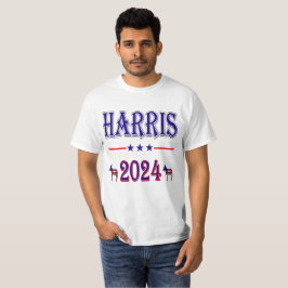 Harris 2024 Pres Democratal Donkeys USA ユニセックス Val Tシャツ