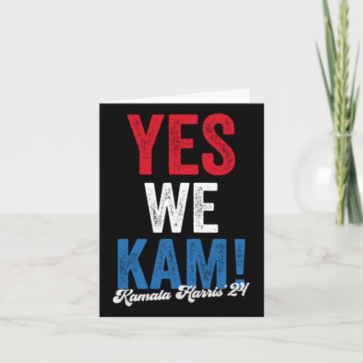 Harris 2024 Support I&#';m With Her Kamala Harris カード (正面)