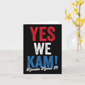 Harris 2024 Support I&#';m With Her Kamala Harris カード (黄色い花)