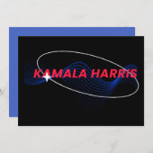 Harris 2024 Vote Blueカスタマイズ可能 招待状 (正面/裏面)