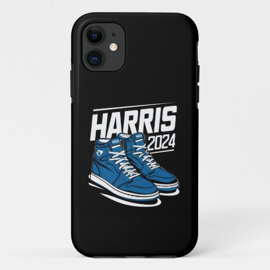 Harris 24 大統領選挙 カマラ 投票 スニーカー Case-Mate iPhoneケース (裏面)