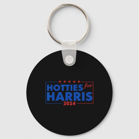 Harris 24 Hotties For Harris 2024 Tee 2 キーホルダー (正面)