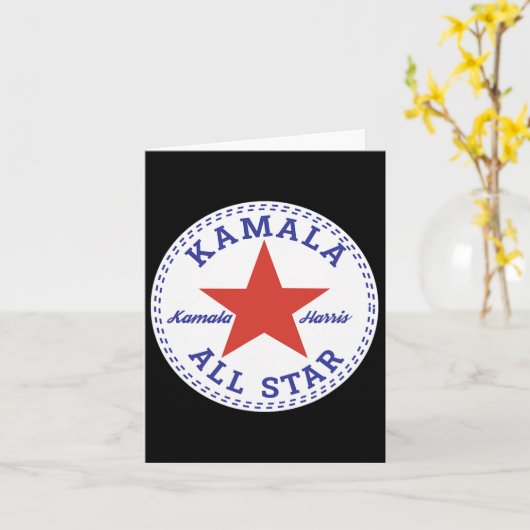 Harris All Star Logo カード (黄色い花)