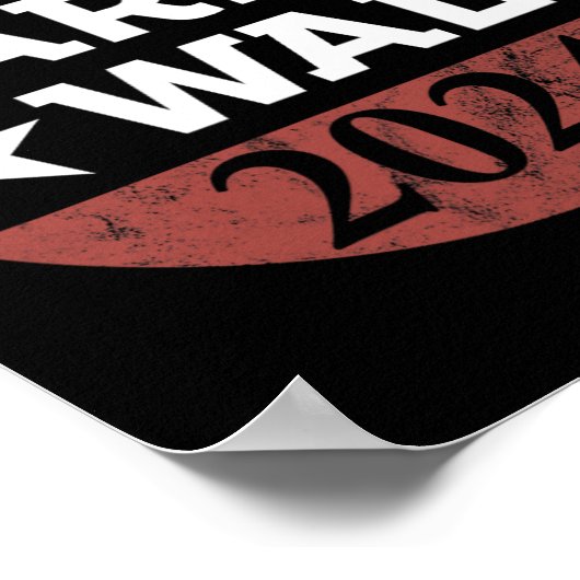 Harris &amp; Tim Walz For President 2024 Campaign ポスター (角)