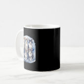 Harris Blue Cats Wave おもしろい - For Cat Owners コーヒーマグカップ (正面左)