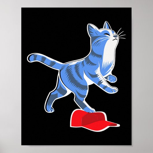 Harris Catメガハット副社長に就任 ポスター (正面)