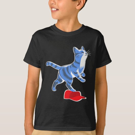 Harris Catメガハット副社長に就任 Tシャツ (正面)