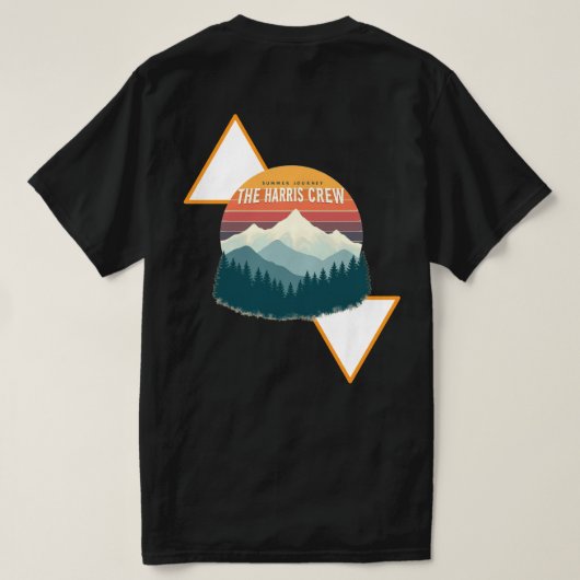 Harris Crew – サマー2025 Tシャツ (デザイン裏面)