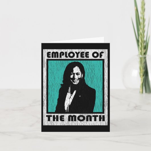 Harris Employee Of The Month Forception 2021 カード (正面)