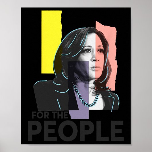 Harris For People 2024大統領選挙 ポスター (正面)
