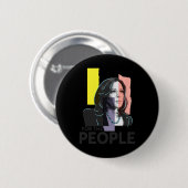 Harris For People 2024大統領選挙 缶バッジ (正面&裏面)