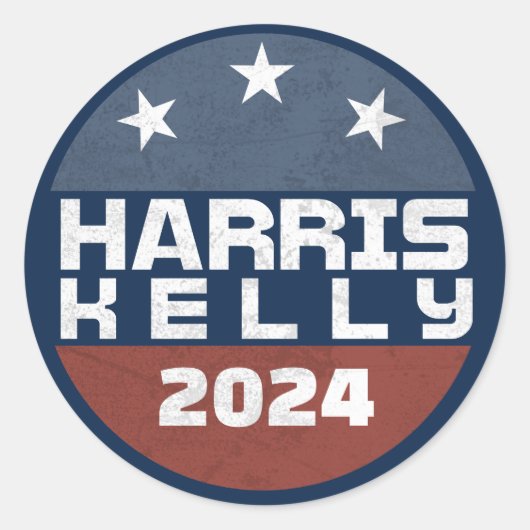 Harris Kelly 2024ヴィンテージレッドブルーキャンペーン ラウンドシール (正面)
