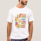Harris Peace Love Equality Tシャツ (正面)