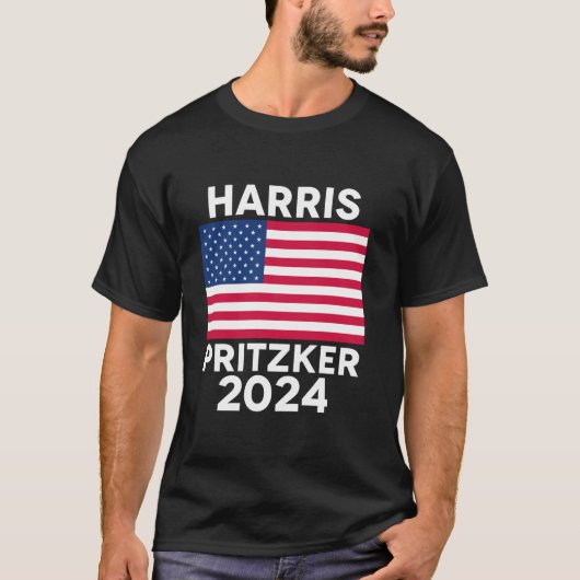 Harris Pritzker 2024 Tシャツ (正面)