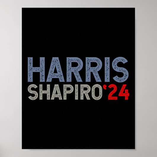 Harris-shapiro-2024大統領選挙人女性K ポスター (正面)