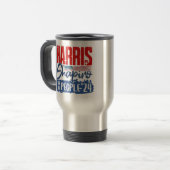 Harris Shapiro 2024 アメリカ国民のためのUSフラグ トラベルマグ (正面左)