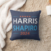 Harris Shapiro 2024 カマラ・ハリス 民主党 クッション (ブランケット)
