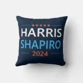 Harris Shapiro 2024 カマラ・ハリス 民主党 クッション (裏面)