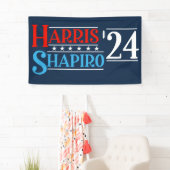 Harris Shapiro 2024 レトロキャンペーン 横断幕 (インサイチュ)